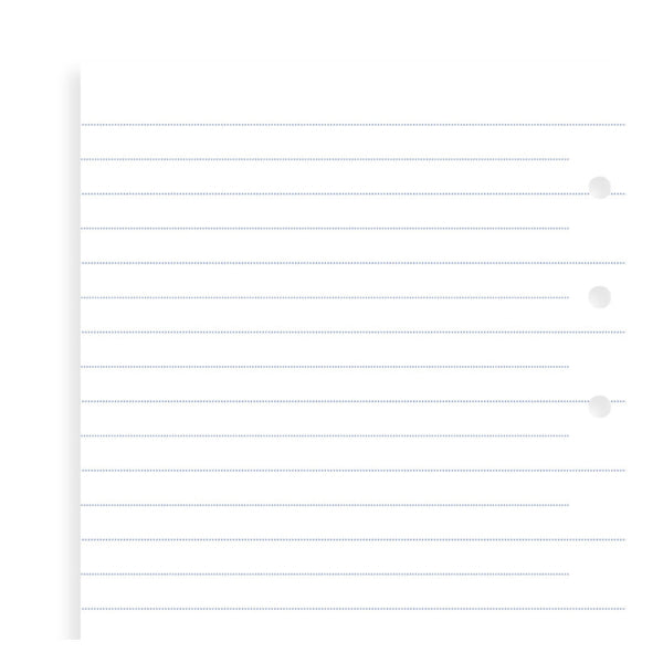 ≪正規取扱店≫ Filofax (ファイロファックス) クリップブック リフィル バイブル 6穴 横罫メモ 441-344003【ネコポス可】