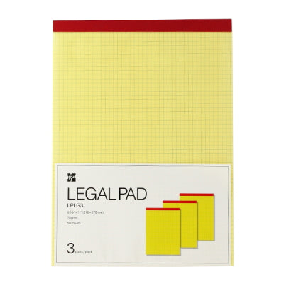 リーガルパッド L 方眼 【3冊パック】 伊東屋 LPLG3