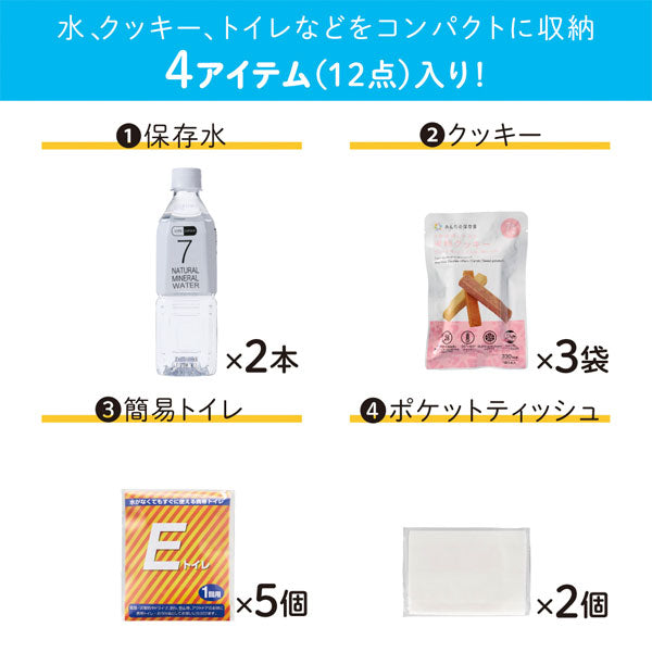 災害対策セット 災害対策セット 《災害備蓄セットll(1日分)コンパクト》 キングジム CBCS-200
