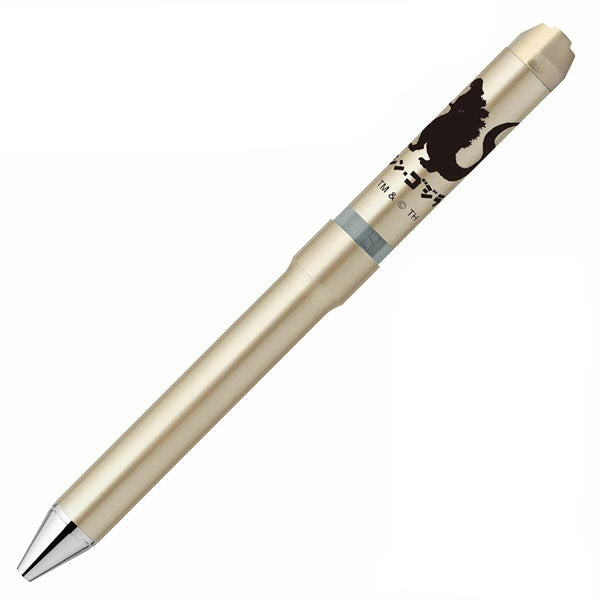 【限定】ゼブラ シャーボNu ゴジラ デザイン 回転式 多機能ペン ボール径0.5/0.7mm 専用化粧箱付き 3機能(2色エマルジョン芯黒/赤+シャープ0.5mm) ゼブラ SB35-GZ24/SBS35-GZ24 zen_2511