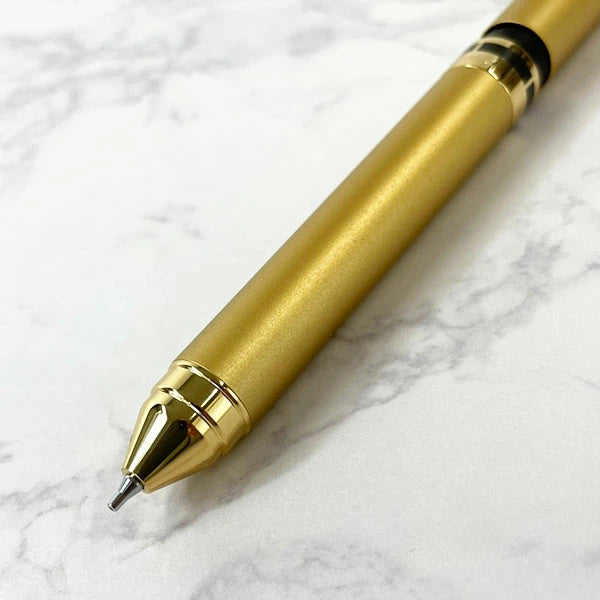 【数量限定!!取扱店一部のみ*名入れ不可*】 シャーボX ゼブラ 限定 金軸オリジナル 複合ペン 【送料無料*】 リフィル付き<油性ボールペン0.7黒/赤/青,シャープ部機構0.5> 専用化粧箱 SBX-GO-KN-AZ ze_2511