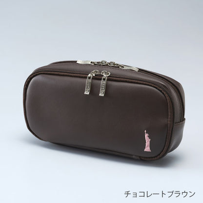 (1/7園田)EAST BOY《イーストボーイ》2ルームペンケース ガルフストリーム EST-2R