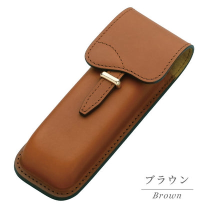 *2/14原田*パイロット×ソメス サドルデザインシリーズ 2本差シース [全3色] パイロット SLS-12 【送料無料*】