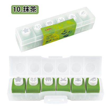 ミニクラフトパンチセット 抹茶 小豆 [全2種] カール事務器 CN128