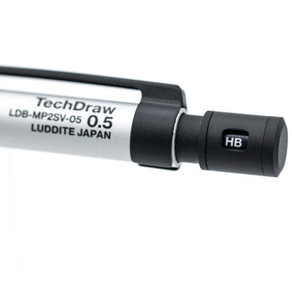 TechDraw2 製図用シャープペンシル [全2色 0.3/0.5mm] ラダイトLDB-MP2SV/BK-03/05[M便 1/10]