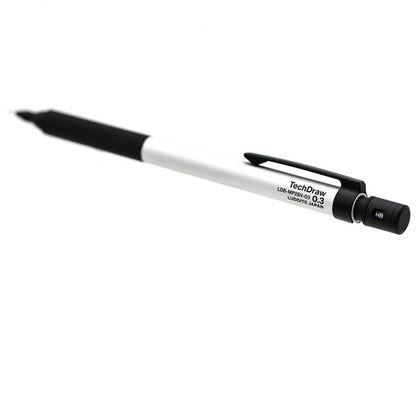 TechDraw2 製図用シャープペンシル [全2色 0.3/0.5mm] ラダイトLDB-MP2SV/BK-03/05[M便 1/10]