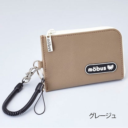 【3/14角乢】mobus ジップ付きパスケース [全6色] ガルフストリーム MOG-KPS- [M便 1/8]