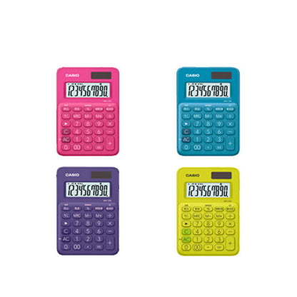 CASIO カラフル電卓 ミニミニジャストタイプ [全4色] カシオ計算機 MW-C8C [M便 1/3]