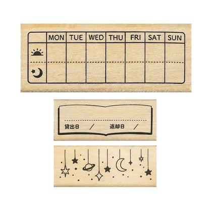 NEW 手帳はんこ部 0411 [全3種類] こどものかお 0411-001/2/3