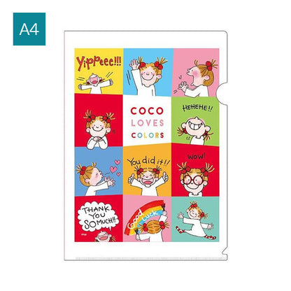 ココちゃん 20周年 クリアファイルセット (A4/A5) グリーティングライフ RYSP-73