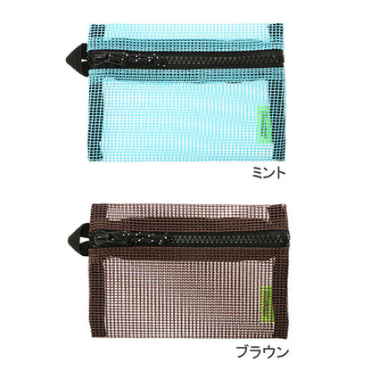 コンター フラットペンケース メッシュ　S [全2色] デルフォニックス　500849-281/168 [M便 1/8]