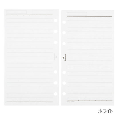 ASHFORD メモリーフ 6.5mm罫 BIBLE［0266］ 全5色 100枚 アシュフォード [M便 1/4]