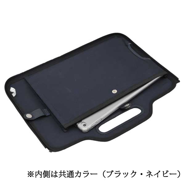 ☆正規販売店☆ TRION ＜トライオン＞ 【バッグインバッグ】 Ａ４サイズ対応 ネイビー NAVY KA803 本革 牛革 多機能 タブレット対応 整理 収納 ビジネス