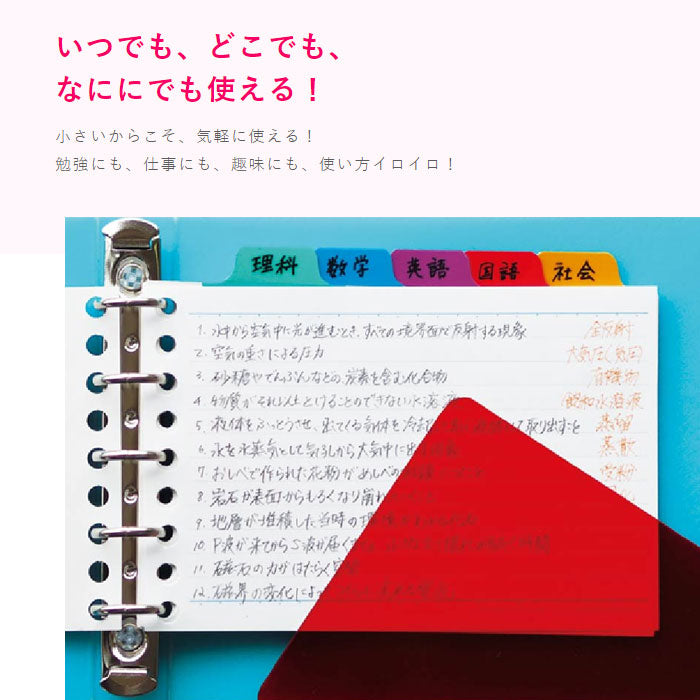 ルーズリーフ TO DOリスト ミニ /50枚 TODOリスト(表面)/5mm方眼罫(裏面) maruman　L1439