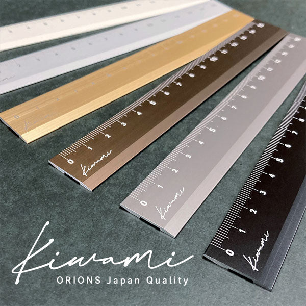 Kiwami LR左右利き手対応アルミ定規 15cm [全6色] 共栄プラスチック  KLR-15[M便 1/30]