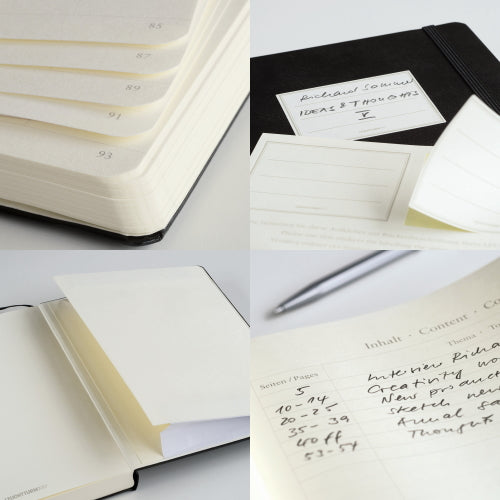 ≪方眼≫LEUCHTTURM1917(ロイヒトトゥルム)　ノート　ミディアムサイズ　Ａ５　Squared(方眼)　ブラック　1896-315928　【ネコポス可】