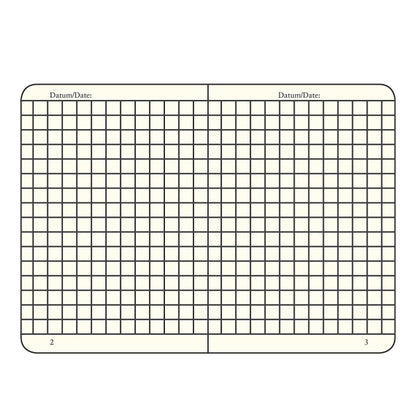 ≪方眼≫LEUCHTTURM1917(ロイヒトトゥルム) ノート　ミディアムサイズ Ａ５ Squared　Navy(ネイビー) 1896-342923