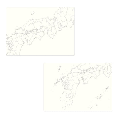 カルトグラフィー/大人の白地図 [ブック] A5 ニホン　マルアイ　82CG-A5J