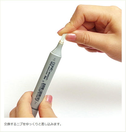 COPIC≪コピック≫ スペアニブ 【スケッチ・チャオ両用】  [ミディアムブロード] 10個入り  TOO 11400001