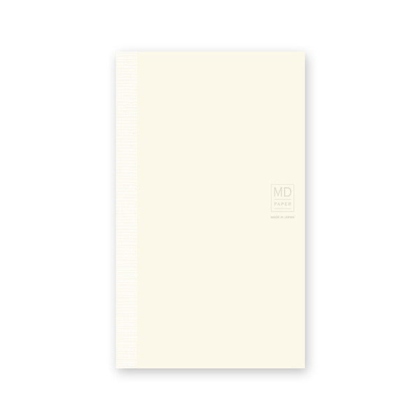 ＭＤ　ＮＯＴＥＢＯＯＫ　《新書サイズ》　横罫(7ミリ罫)　 デザインフィル/ミドリ　13802　【2冊ネコポス可】