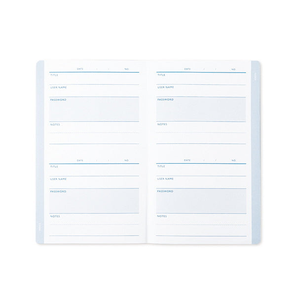 Password Book《パスワードブック》全7色  ハイタイド　CP016