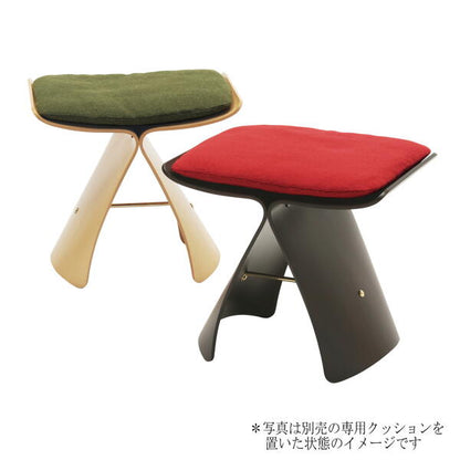 《正規取扱店》バタフライスツール　ローズウッド板目（ST色） S-0521RW-ST　天童木工【送料無料※】