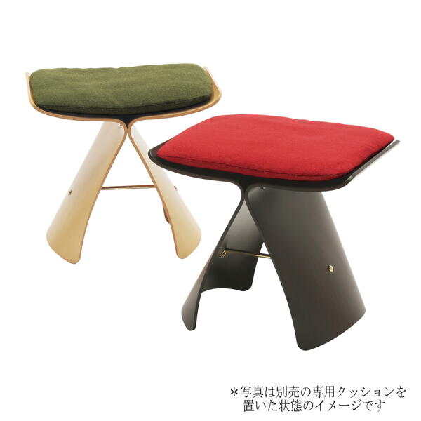 《正規取扱店》バタフライスツール　メープル（ナチュラル） S-0521MP-NT　天童木工【送料無料※】