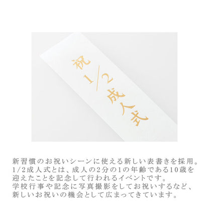 ご祝儀袋 こどものお祝 [全2種類] 1枚入り マルアイ キ-CE20 [M便 1/4]