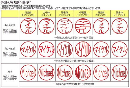 【データのみ】電子印鑑 認印 12mm 名字のみタイプ 個人用印鑑