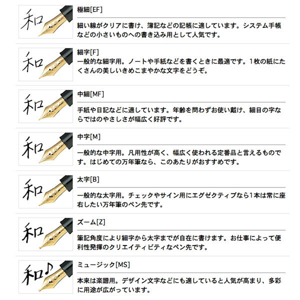 (9/12園田)万年筆 プロフィットカジュアル ゴールドトリム［極細(EF)/細字(F)/中細(MF)/中字(M)/太字(B)/ズーム(Z)/ミュージック(MS)］セーラー万年筆 11-0570【送料無料*】