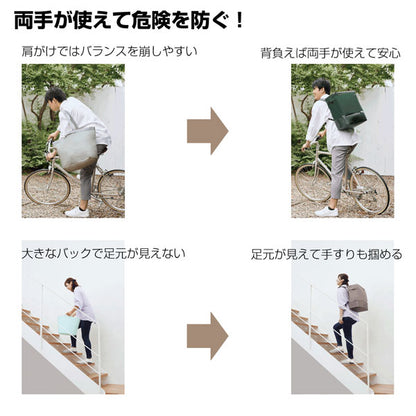 LAUNDRY RUCKSACK ランドリーリュック 《Mサイズ》 [全3色] キングジム KSP5800　【取り寄せ品】