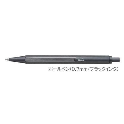 【限定】ロディア/RHODIA スクリプト チタニウム ボールペン［0.7mm/黒］ロディア CF9372 [M便 1/3]