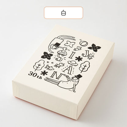 オジサン30th お道具箱 [全2色] デザインフィル(ミドリ) 55312/3