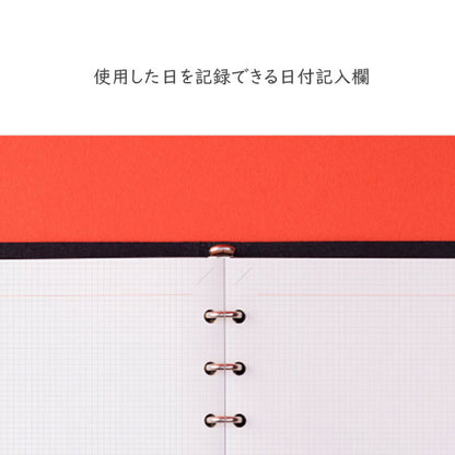 004 リフィルメモパッド 2mm方眼 80枚《バイブルサイズ》 PLOTTER/プロッター　ノックス 777-164-19 ［M便 1/2］　【取寄せ品】