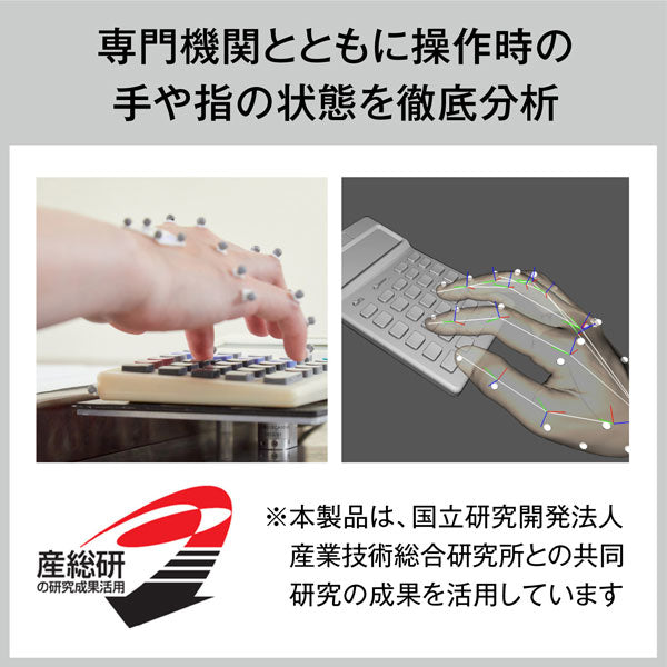 CASIO 人間工学電卓 右手用 デスクタイプ カシオ計算機 210-DE-12D-WE-N【送料無料※】