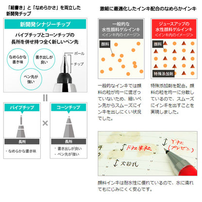 ジュースアップ０４専用 単色用替芯 [0.4ｍｍ 超極細] [B/黒] パイロット LP3RF12S4-B [M便 1/30]
