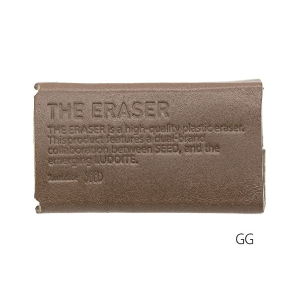 (12/3園田)THE ERASER Leather Model Buttero 消しゴムカバー LUDDITE×SEED ラダイト LDPL-ESB[M便 1/36]