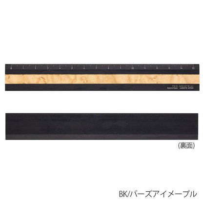 (12/3園田)THIS INDUSTRIAL Fine Wood Hybrid Ruler [全4種] 15cm ルーラー 定規 ラダイト《Luddite》LDTI-HRW［M便 1/10］