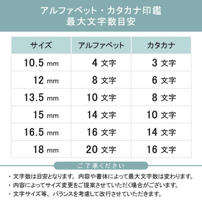 花はんこ 10.5mm [全4柄] 【10.5mm 印鑑のみ】 【ネコポス便送料無料】