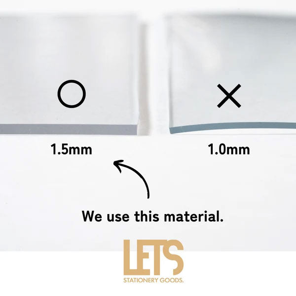 LETSクリアシステム手帳 シフォンパープル [mini6サイズ] LETS STATIONERY GOODS 文匠 L26-SM-CP 【送料無料*】
