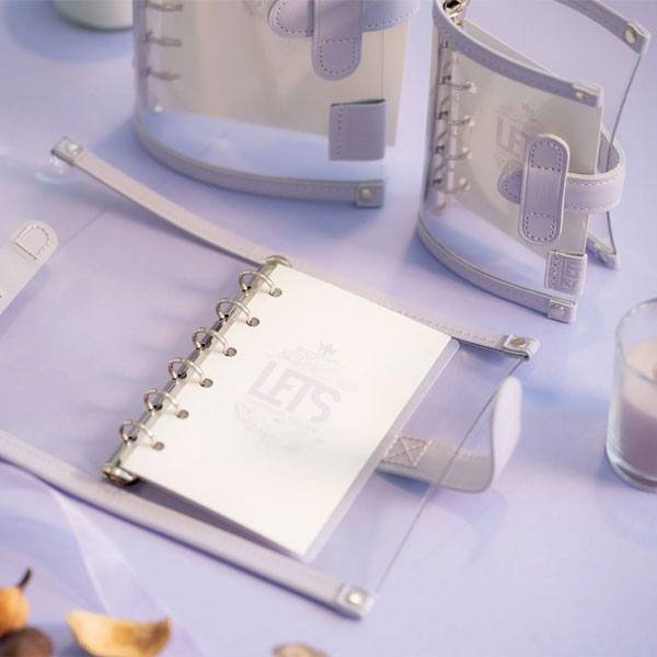 LETSクリアシステム手帳 シフォンパープル [mini6サイズ] LETS STATIONERY GOODS 文匠 L26-SM-CP 【送料無料*】