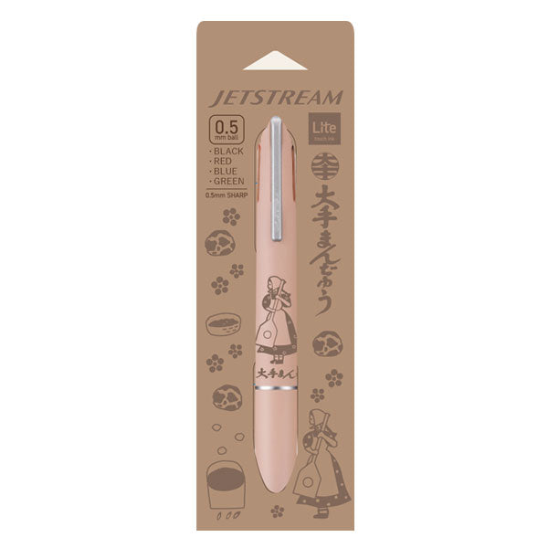 【オフィシャルグッズ】 大手饅頭伊部屋×ネクタイ ジェットストリーム 4＆1 Lite touch ink 4色ボールペン0.5mm+シャープ0.5mm 三菱鉛筆 313882043 [M便 1/6]