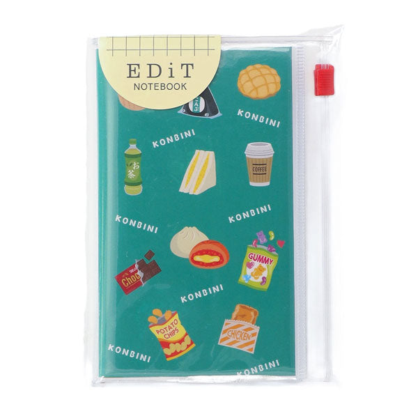 EDiT 手帳用紙を使った小さな方眼ノート B7 PVCカバー付 Japanese Icons 全5色 MARK’S(マークス) EDI-NB36 [M便 1/4]