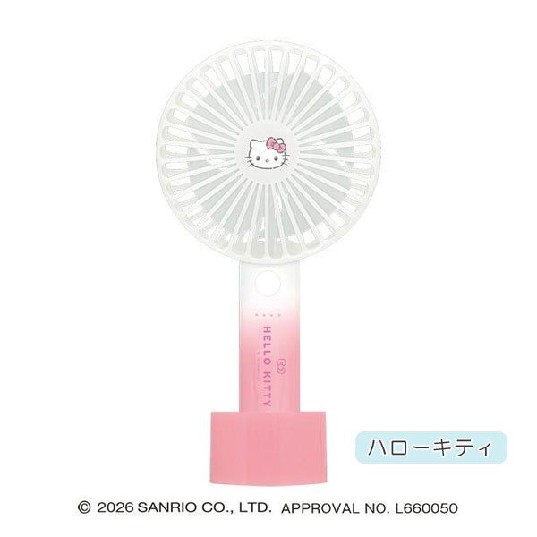サンリオキャラクターズ HANDY FAN [全4種] ストラップ/台座付 クラックス 13706