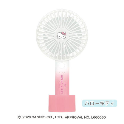 サンリオキャラクターズ HANDY FAN [全4種] ストラップ/台座付 クラックス 13706
