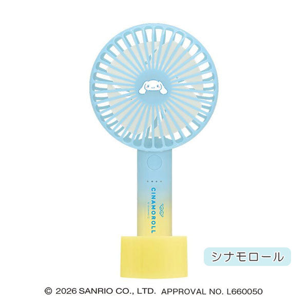 サンリオキャラクターズ HANDY FAN [全4種] ストラップ/台座付 クラックス 13706