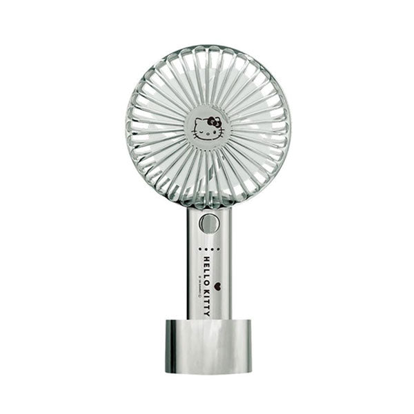 サンリオキャラクターズ HANDY FAN ハローキティ シルバー ストラップ/台座付 クラックス 137069
