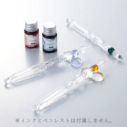 *在庫限り*ガラスペン バロック -ショートサイズ- [全4色] ガルフストリーム GLF-BRC