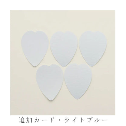 Hanafumi -はなふみ- 追加カード 5枚入り [全4色] 大阪書籍印刷 HF002-RD/PK/LB/YE