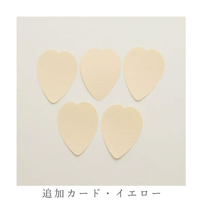 Hanafumi -はなふみ- 追加カード 5枚入り [全4色] 大阪書籍印刷 HF002-RD/PK/LB/YE